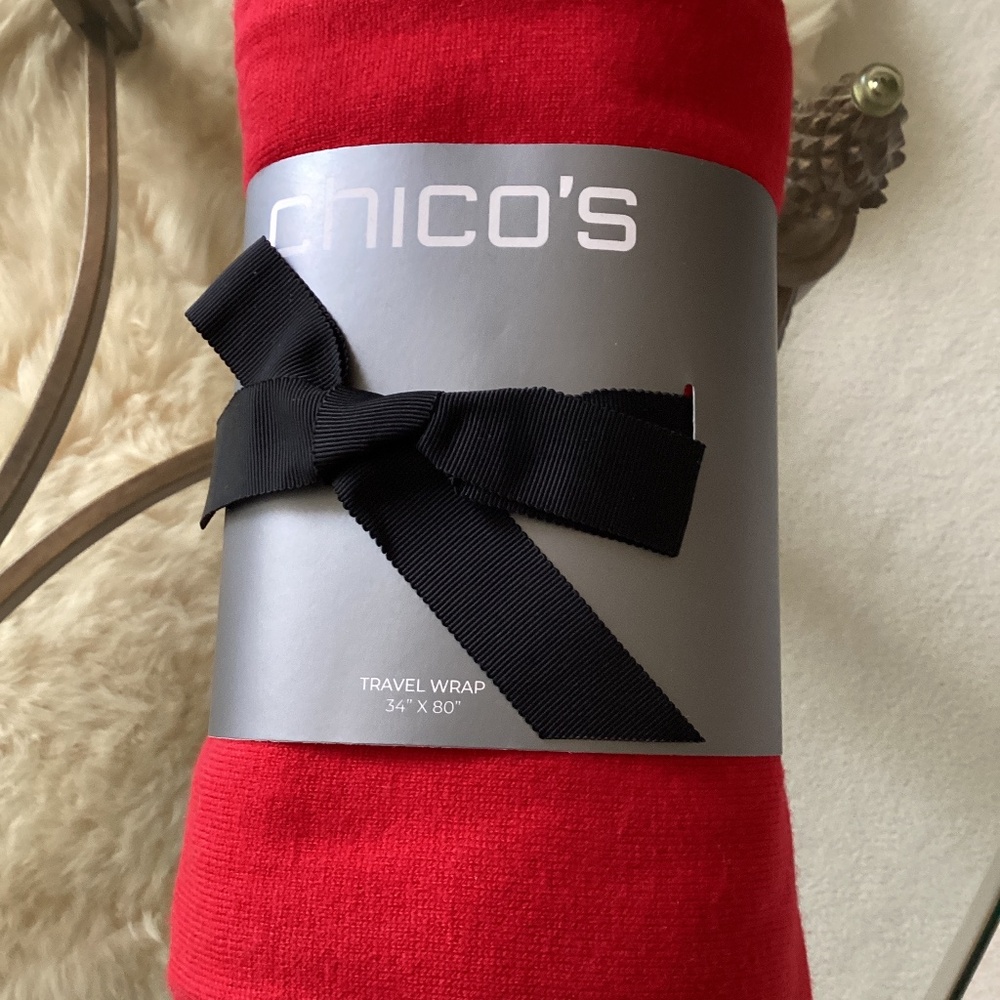 Chico's Red Travel Wrap